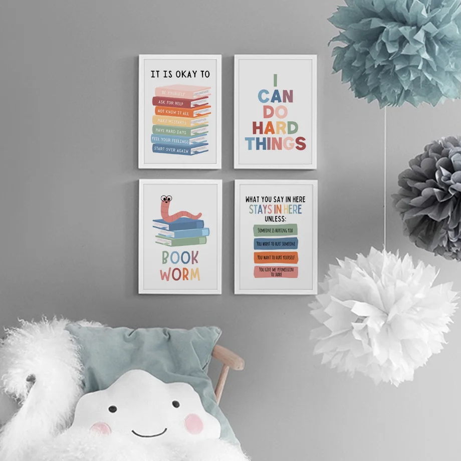 คำคมเกี่ยวกับการศึกษาภาษาอังกฤ - Kids Education Motivation บทวิจารณ์และราคา