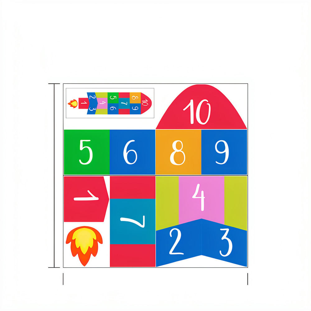 สติกเกอร์ติดผนังรูปจรวดเพื่อกา - Kids Education Activities บทวิจารณ์และราคา