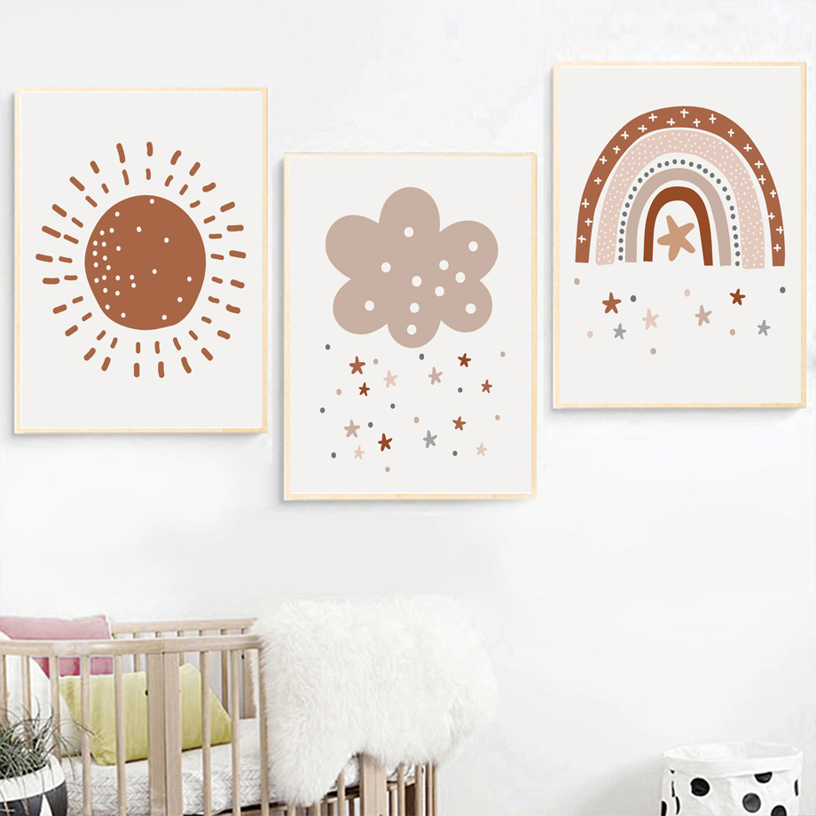 โปสเตอร์ผ้าใบสไตล์โบโฮสำหรับห้ - Kids Education Name บทวิจารณ์และราคา